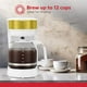 thumbnail image 2 of Holstein Housewares Cafetera de Goteo Blanca y Dorada de 12 Tazas, 2 of 5