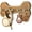 Acacia Wood, variant on Dog Leash Holder for Wall – Dog Stuff Organizer and Dogs Bone Key Holder Wall Mount with 3D Puppy Paw Hooks (White)