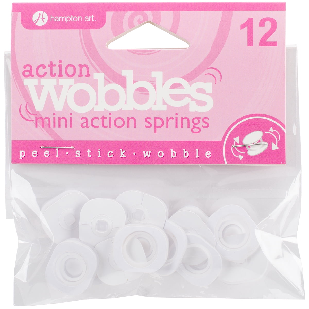 Action Wobble 48/pkg Printemps 48pkg Hampton Art Pack