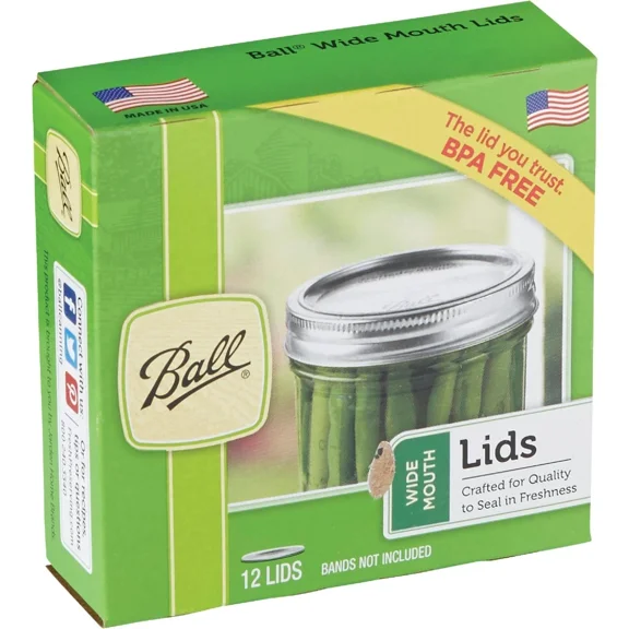 Ball Wide Mouth Dome Canning Lid (12-Count) 1440042050 Ball 1440042050