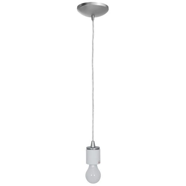 Access Lighting 23086LEDDLPFC-BS 5 in. Julia LED Pendant Ceiling Light, Brushed Steel