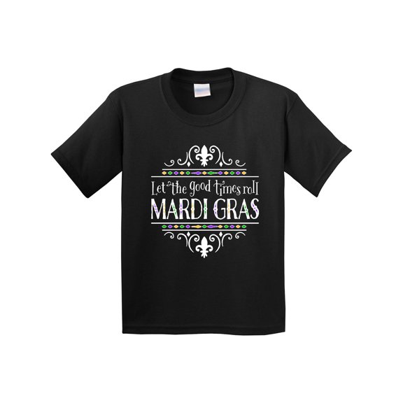 Inktastic Let the Good Times Roll Mardi Gras Youth T-Shirt