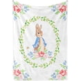 thumbnail image 2 of Freedom Rabbit Ultra Soft Fleece Blanket 30x40in, Cute Rabbit Blanket, Gender Neutral, 2 of 6