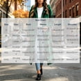 thumbnail image 2 of Iyufng Plaid Fuzzy Fleece Long Hooded Coats for Women Full Zip Long Sleeve Casual Warm Winter Outerwear with Side Pockets, 2 of 7