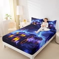 thumbnail image 4 of Feelyou Extreme Racing Car Twin Sheet Sets, Modern Speed Sports Twin Fitted Sheet, Teens Boys Girls Kids Flat Sheet, Breathable Home Decor, 3-Piece, 4 of 7