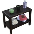 thumbnail image 4 of Compact Rectangular Teak Shower / Outdoor Bench in Brown Finish, 4 of 4