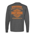 thumbnail image 2 of Harley-Davidson Men's Summer Willie G Skull Long Sleeve Shirt - Charcoal (XL), Harley Davidson, 2 of 2