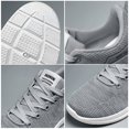 thumbnail image 5 of XIMIN Mens Running Shoes with Soft Sole Cushion Slip-On Tennis Walking Workout Athletic Sneakers Lightweight Casual Sport Shoes Fashion Comfortable Sneakers, 5 of 9
