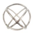 thumbnail image 3 of Xanter Metal Sphere (Silver, Small), 3 of 4