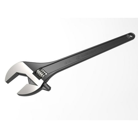 CRESCENT WRENCH,BLACK,ADJ,TAPERED HANDLE,18" (1 Each) AT218BK