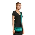 thumbnail image 2 of No Boundaries Hudson Women's Crossbody Bag Teal Pebble, 2 of 6