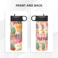 thumbnail image 3 of Susaid Succulent And Cactus Print 18oz Sports Insulated Kettle Stainless Steel Water Bottle For Running, Hiking, Cycling, Climbing, 3 of 8