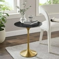 thumbnail image 3 of Modway Lippa 20" Round Faux Marble Side Table, 3 of 7