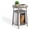 Gray, variant on Cat Litter Box Enclosure Resin Material Litter Box Furniture with Double Layered Design Versatile Vented Odor Control Easy to Clean for Indoor Outdoor (Black,17.72''×17.72''×23.54'')
