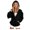 H112 Black, variant on SJLDQY Girls Hoodies Casual Hooded Sweatshirt Long Sleeve Zip Up Pullover Tops Size 4-5 Years