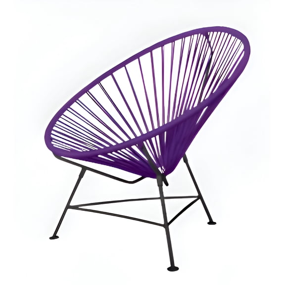 Modern indoor/outdoor Acapulco Chair Purple