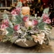 thumbnail image 1 of Esquejes Navideños de Agujas Blancas de 25 Cm, Ramas de Plástico Rojo | Aspecto Escarchado | Tallos Flexibles para Decoración Navideña, Coronas, Centros de Mesa y Arreglos Florales de Mesa., 1 of 6