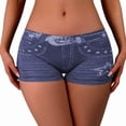 thumbnail image 2 of YHAJDS Womens Yoga Short Base Layer Pants Print High Stretch Breathable Mid Waist Bottoms, 2 of 5