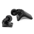 thumbnail image 2 of 360 Degree Rotation Replacement Luggage Wheels 4x Durable for Repair Black, 2 of 9