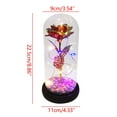 thumbnail image 2 of Christmas Rose Gifts for Women, Birthday Gifts for Women Mom Christmas Galaxy Glass Roses Light up Rose in Glass Dome, Anniversary Rose Gift for Her Grandma Valentines Day, 2 of 3