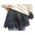 thumbnail image 1 of Jupon en Dentelle pour Femmes, Faux Haut, Bas, Demi-Longueur, Grande Taille, Version A, Noir G, 1 of 6