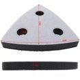 thumbnail image 3 of Tapis de Support Triangulaire 80X80X80Mm à 3 Trous Interface Douce pour Ponçage à Crochets et Boucles, 3 of 5