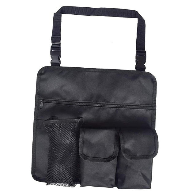 Sillas plegables reposabrazos organizador asiento bolsillo lateral sillón revistero impermeable silla de Camping bolsa colgante para barbacoa