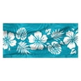 thumbnail image 2 of LACKUST Blue Floral Beach Towel - Oversized Microfiber for Pool, Picnic, Beach 75x150cm, 2 of 7