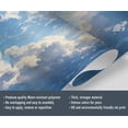 thumbnail image 4 of Blue Sky White Cloud Wall Mural - Natural Scenery Murals, Modern Large Wall Murals For Living Room, Blue Sky Mural 118"W x 83"H (Not Peel and Stick), 4 of 6
