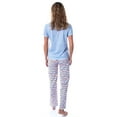 thumbnail image 5 of Peanuts Womens' Snoopy Happiness is Sleeping In Short-Sleeve Shirt Pajama Pant 2PC Set Lounge Sleepwear, 5 of 8