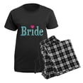 thumbnail image 5 of CafePress - Bride Turquoise Pink Pajamas - Women's Short Sleeve Print T-Shirt and Pants Dark Cotton Pajama Set, 5 of 7