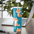 thumbnail image 6 of 1Pcs Foxes Skinny Tumbler with Lid, Stainless Steel Double Wall Insulated Slim Travel Tumbler Cup for Coffee Tea Beverages, 20 oz, 6 of 6
