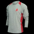 thumbnail image 3 of Brainstorm Gear Unisex Star Trek Long-Sleeve Running Shirt - Gold / Small, 3 of 11