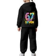 thumbnail image 4 of Kids 67 Six Seven Shirt and Pants Set - Long Sleeve Sweatshirt Jogger Outfit for Boys Girls, 4 of 7