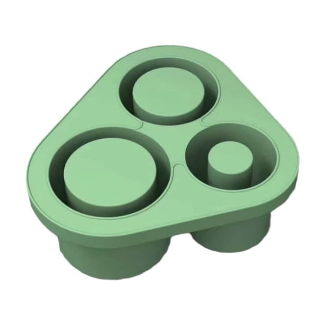 Popular! Upgraded Silicone Ice Tray And Mold Large Size Cylindrical Coffee Ice Tray For Refrigerator With Lid And Glass Accessories
