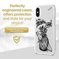thumbnail image 2 of Case Yard iPhone-X Case Clear Soft & Flexible TPU Ultra Low Profile Slim Fit Thin Shockproof Transparent Bumper Protective Cover Drop Protective Cell Phone Cases (Aloha State Pineapple), 2 of 8