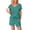 Gray Green, variant on Ekouaer Womens Lounge Sets Comfy 2 Piece Sleepwear V Neck Cute Pajamas Shorts Set for Summer Pjs