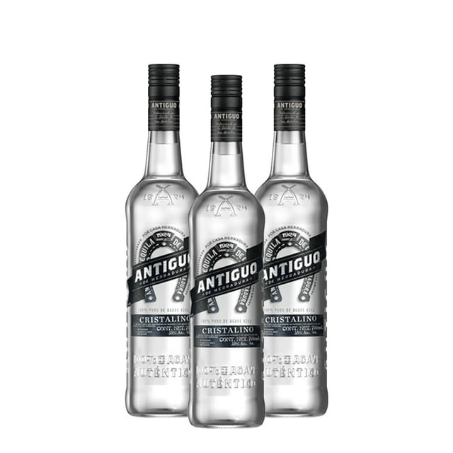 Pack De 3 Tequila Herradura Antiguo Cristalino 700 Ml Herradura Antiguo Cristalino