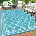 thumbnail image 3 of FairOnly 10'x14'Outdoor Washable Rugs Reversible Waterproof Carpet for Beach Picnic RV Trip, 3 of 5