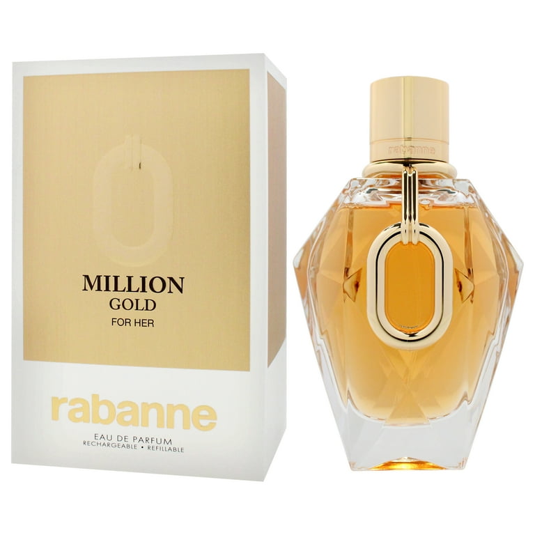 Paco Rabanne Million Gold , 3 oz EDP Spray (Refillable) - Walmart.com