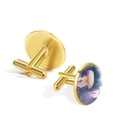 thumbnail image 3 of Jellyfish Men's Stainless Steel Shirt Cufflinks for Formal Attire, Made of High-Quality Stainless Steel, for Business Meetings and Special Occasions, 3 of 6