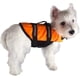 thumbnail image 3 of Chaleco salvavidas para perros, ropa de seguridad, arnés de cuello, protector de natación para mascotas, tira reflectante, traje de baño naranja, talla X-Small, 3 of 5