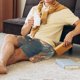 thumbnail image 5 of Fotbe Starry Sky Cloud Wolf Pantalones Cortos de Pijama para Hombre, Ropa de Dormir, Pantalones de Pijama Cortos para Hombre-Large, 5 of 6