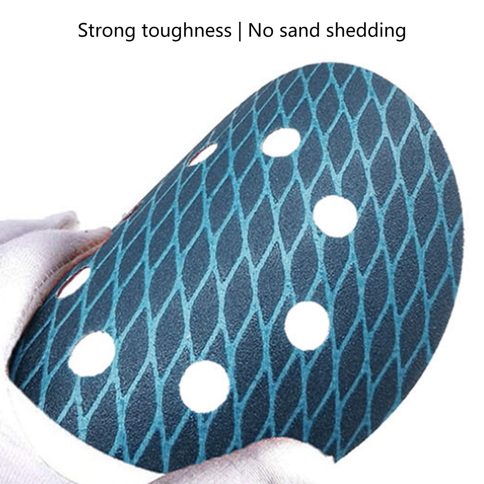 100Pcs 5inch 8 Hole Sanding Disc 125mm Orbital Sander Sandpaper Abrasive Tool For Rhombus Sanding Disc Replacement