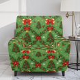 thumbnail image 2 of HUISEFOR Recliner Chair Cover, Christmas Tree Recliner Covers 4-Pieces, Wrinkle Free & Non-Slip, Scratch-Proof & Washable, Pet Friendly, Furniture Protector for Cats, Dogs, 2 of 8