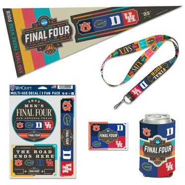 WinCraft 2025 NCAA Men's Basketball Tournament March Madness Final Four Four-Team Fan Bundle