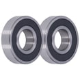 thumbnail image 3 of 2Pcs Deep Grooves Ball Bearings Rubber Sealed Bearing For Relatively Stable Linear Motion Equipment, 3 of 8