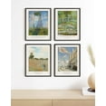 thumbnail image 6 of HAUS AND HUES Claude Monet Artwork Fine Art Paintings Water Lilies Claude Monet Monet Poster Famous Art prints Famous Paintings Modern Monet Monet Prints Monet Wall Art BLACK FRAMED (8" x 10"), 6 of 6