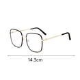thumbnail image 6 of Opvise 1 Pair Anti Blue Light Computer Glasses without Degree Women Men Blue Light Blocking Metal Frame UV Protection Eyeglasses Eyewear Golden, 6 of 8