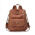 thumbnail image 4 of Vintage Large Capacity Backpack Purse for Women, Stylish PU Leather Casual Travel Shoulder Bag, Fashionable Everyday Rucksack for Work, and Weekend Getaways, 4 of 4